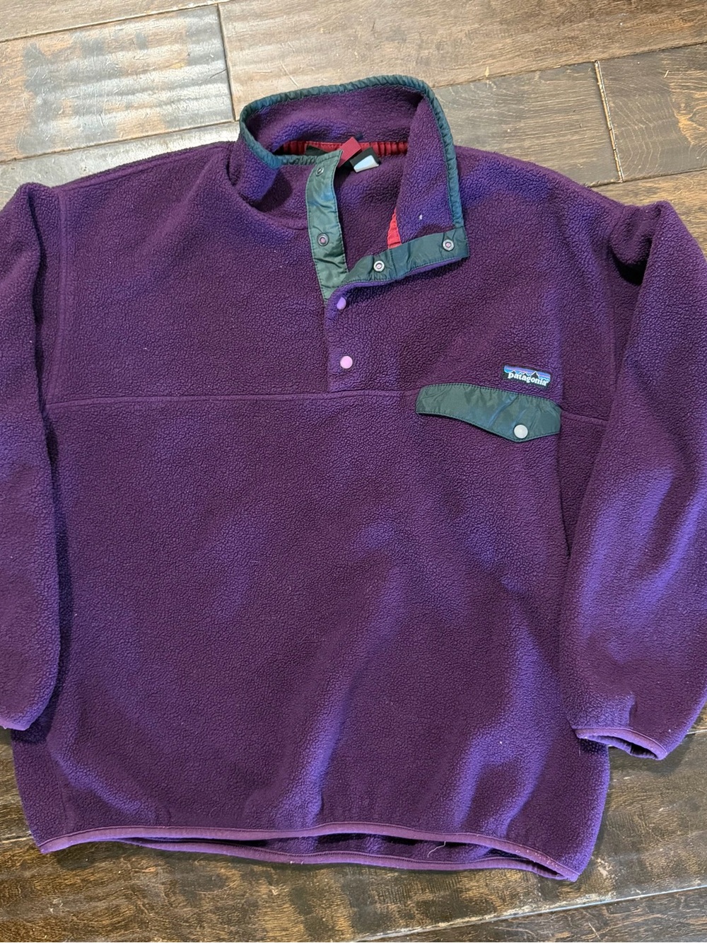 Patagonia Deep Purple Synchilla Snap-T Fleece Pullover